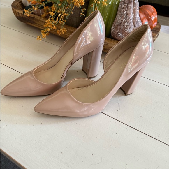 Nine West Tan Pointed Toe Heels - Picture 2 of 6